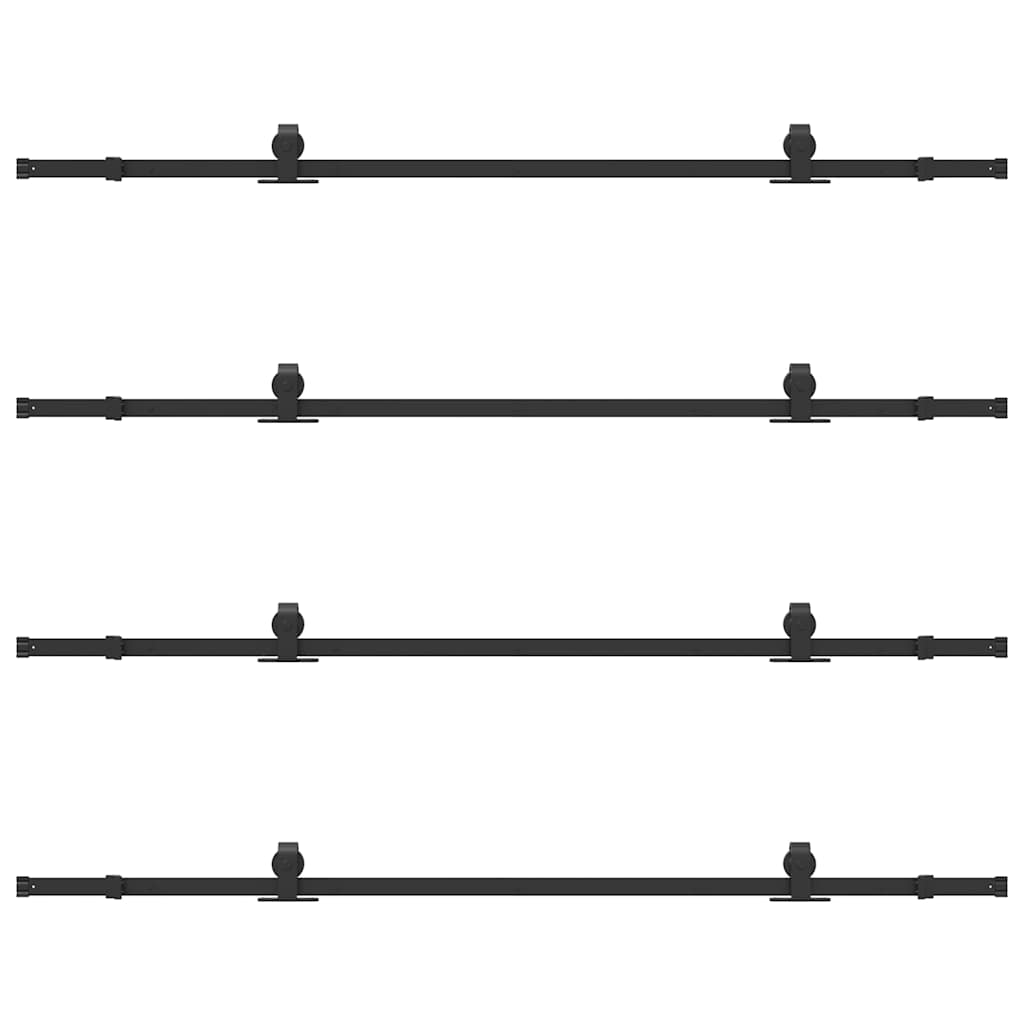 Liukuovi Hardware Kit 427 Cm Teräs Musta