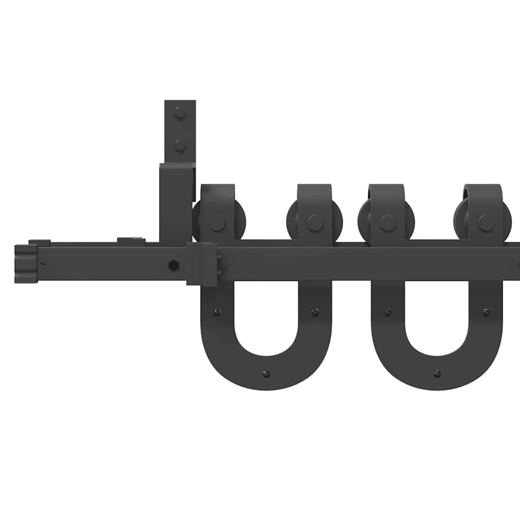Liukuovi Hardware Kit 400 Cm Teräs Musta