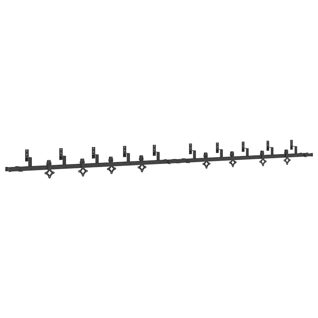 Liukuovi Hardware Kit 427 Cm Teräs Musta