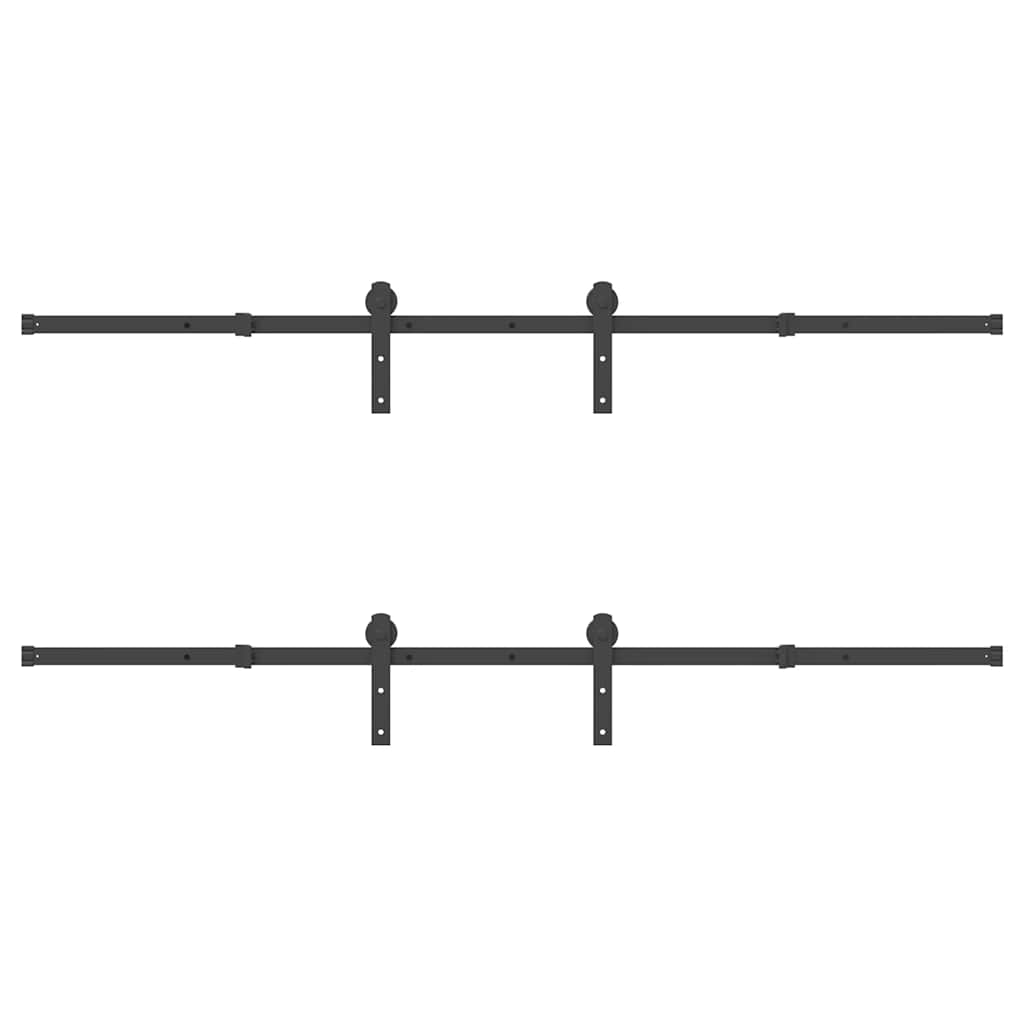 Liukuovi Hardware Kit 427 Cm Teräs Musta