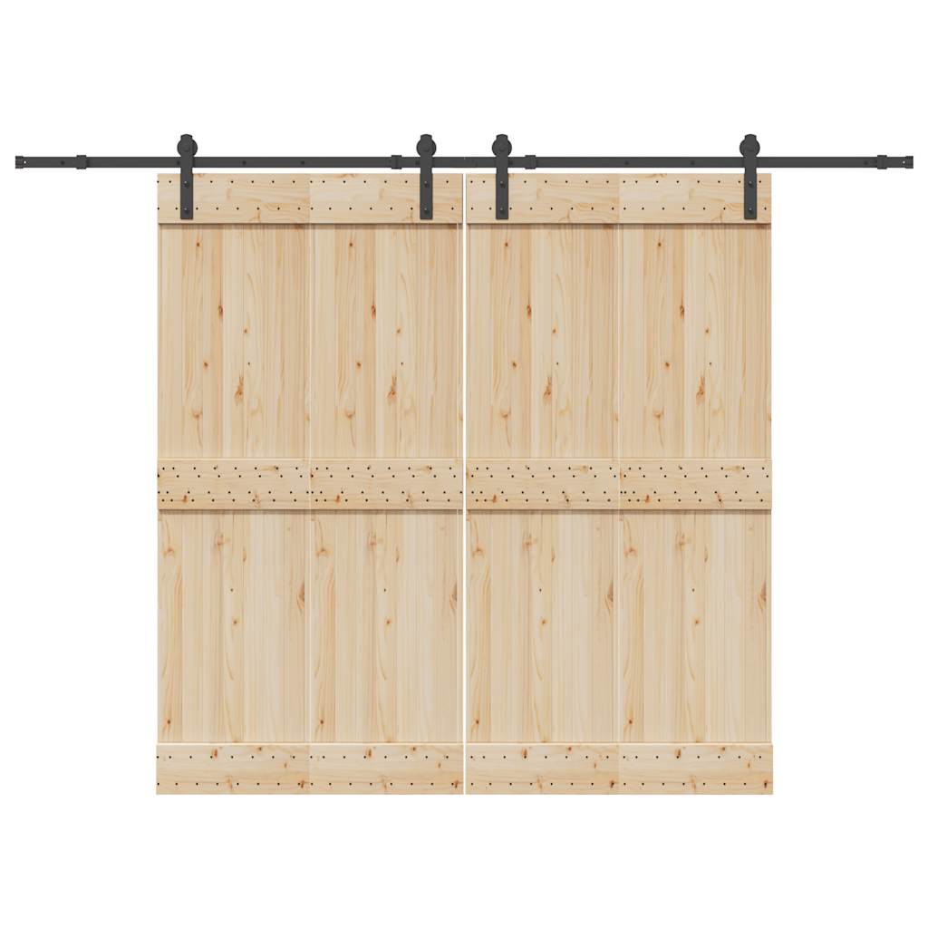Liukuovi Hardware Kit 427 Cm Teräs Musta
