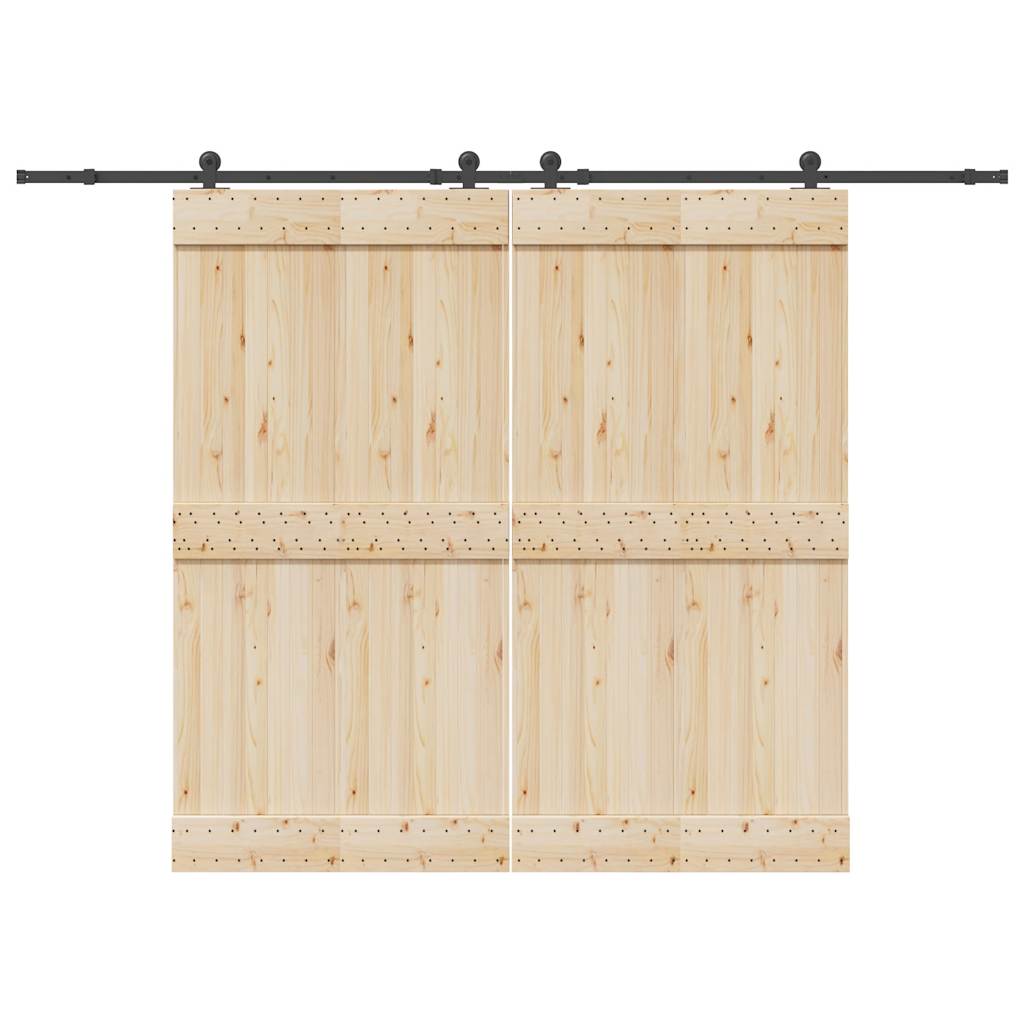 Liukuoven Asennussarja Teräs 305 Cm Musta
