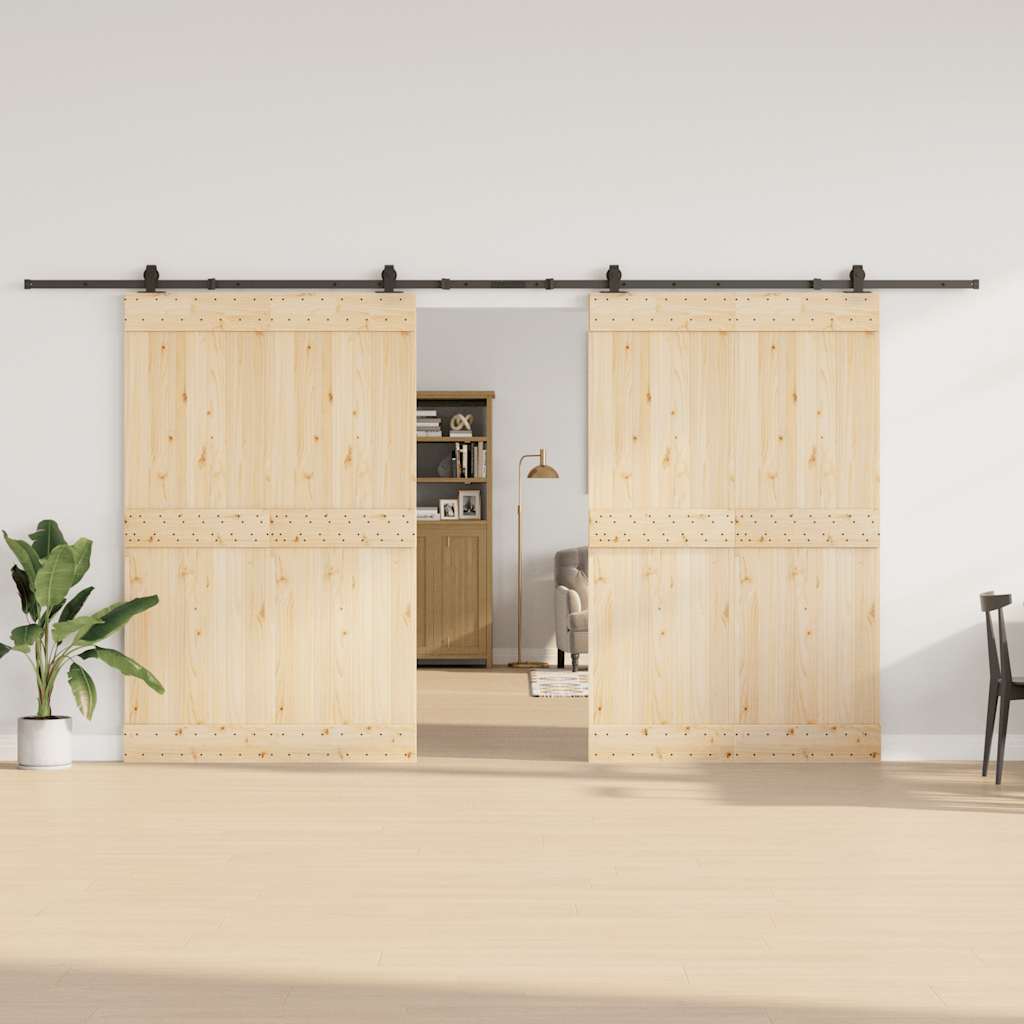 Liukuovi Hardware Kit 427 Cm Teräs Musta