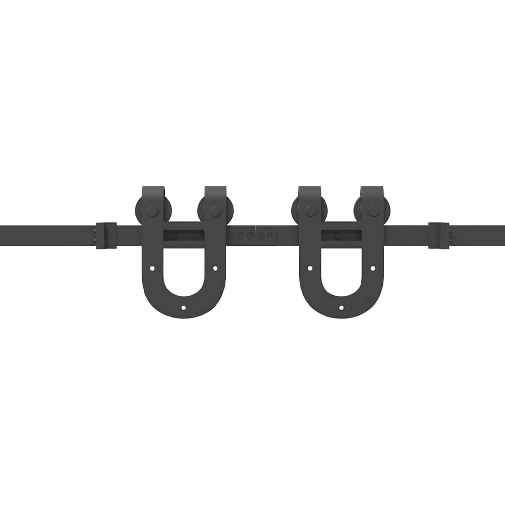 Liukuovi Hardware Kit 400 Cm Teräs Musta
