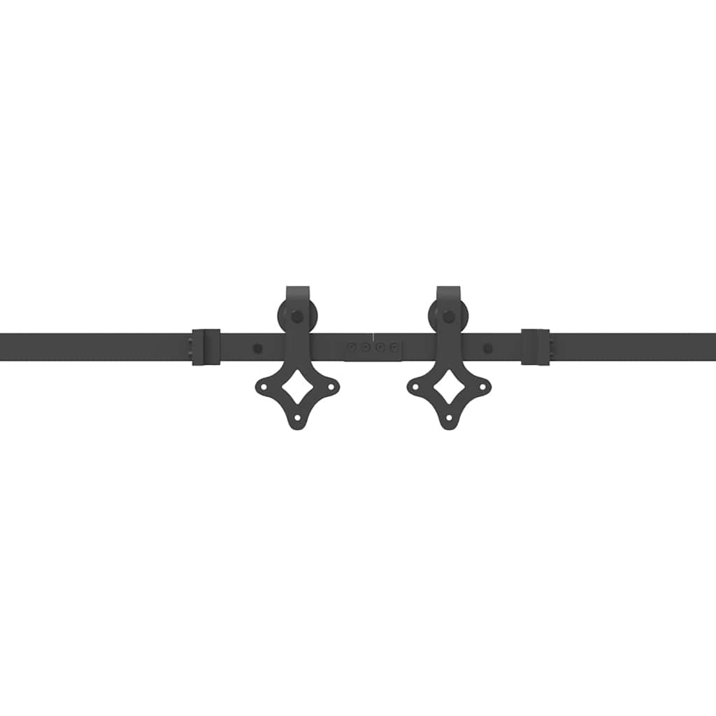 Liukuovi Hardware Kit 427 Cm Teräs Musta