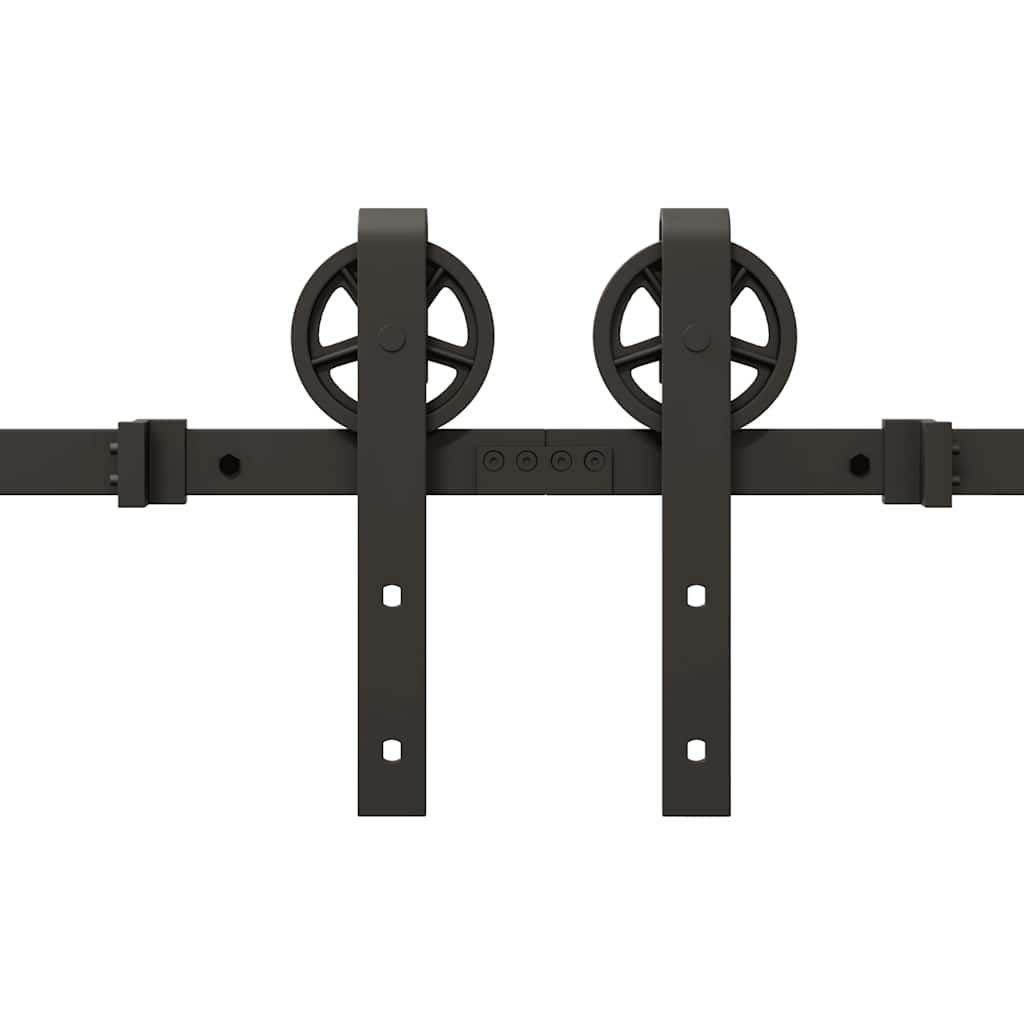 Liukuovi Hardware Kit 400 Cm Teräs Musta