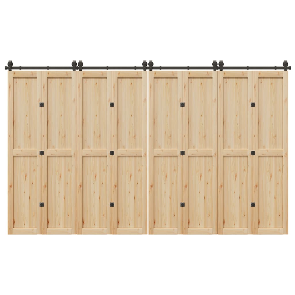 Liukuoven Asennussarja Teräs 366 Cm Musta