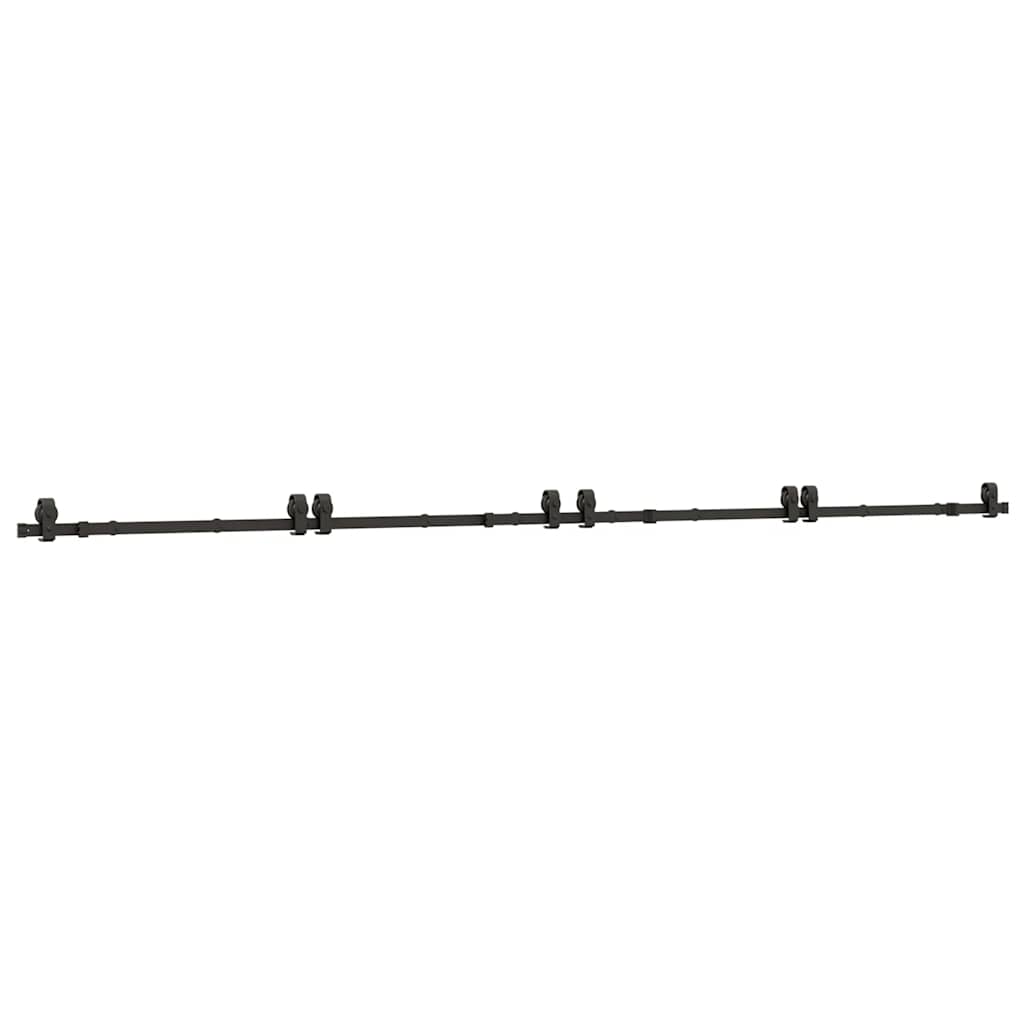 Liukuovi Hardware Kit 400 Cm Teräs Musta