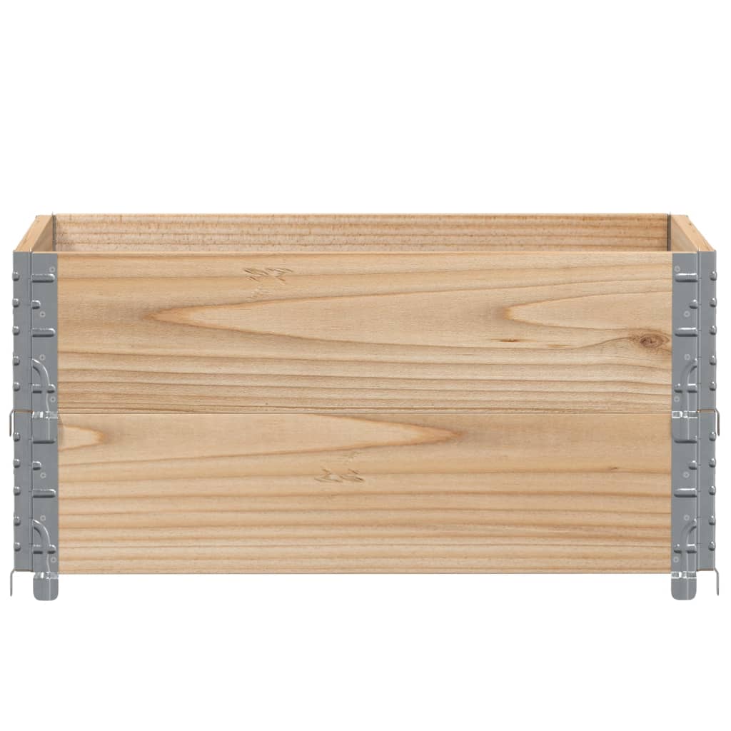 Kuormalavan Reunukset 2 Kpl 80X60 Cm Täysi Mänty