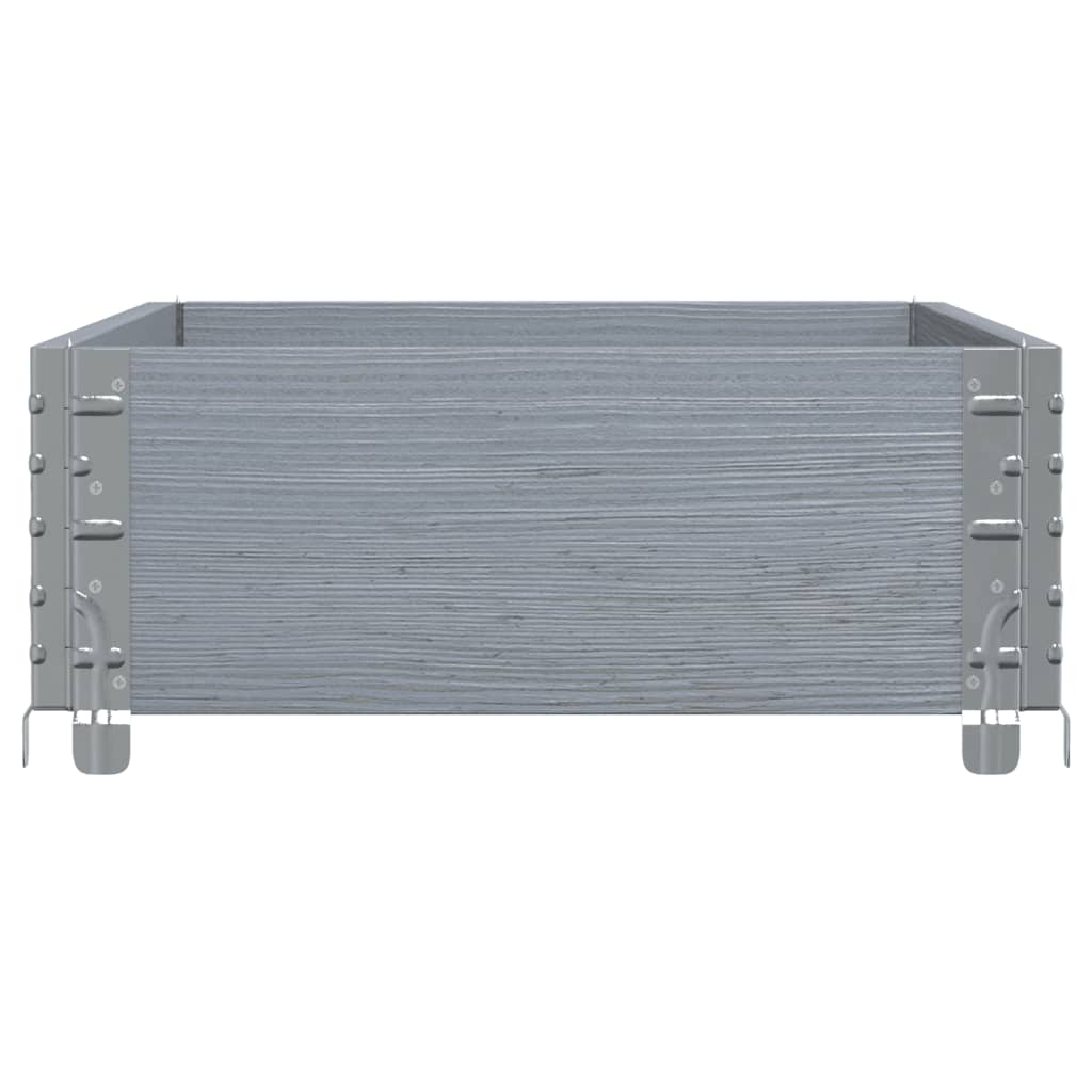 Kuormalavan Reunus Harmaa 100X50 Cm Täysi Mänty