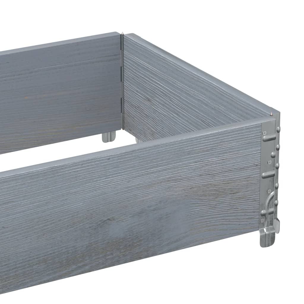 Kuormalavan Reunus Harmaa 100X50 Cm Täysi Mänty