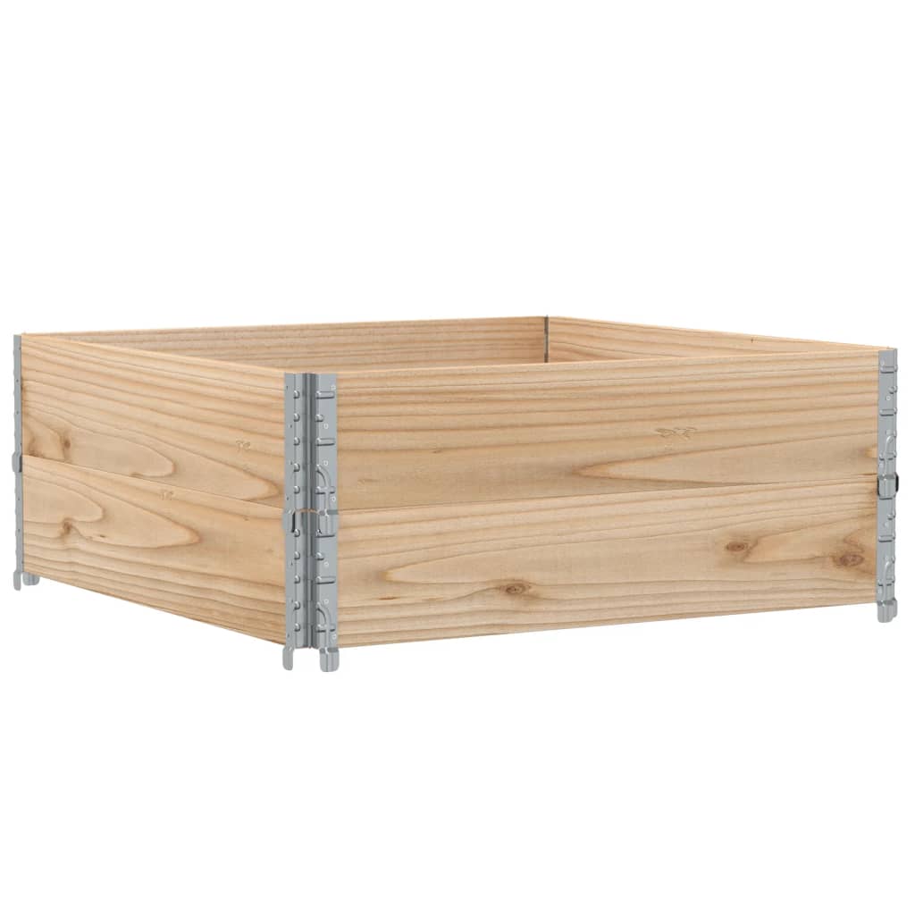 Kuormalavan Reunukset 2 Kpl 100X100 Cm Täysi Mänty