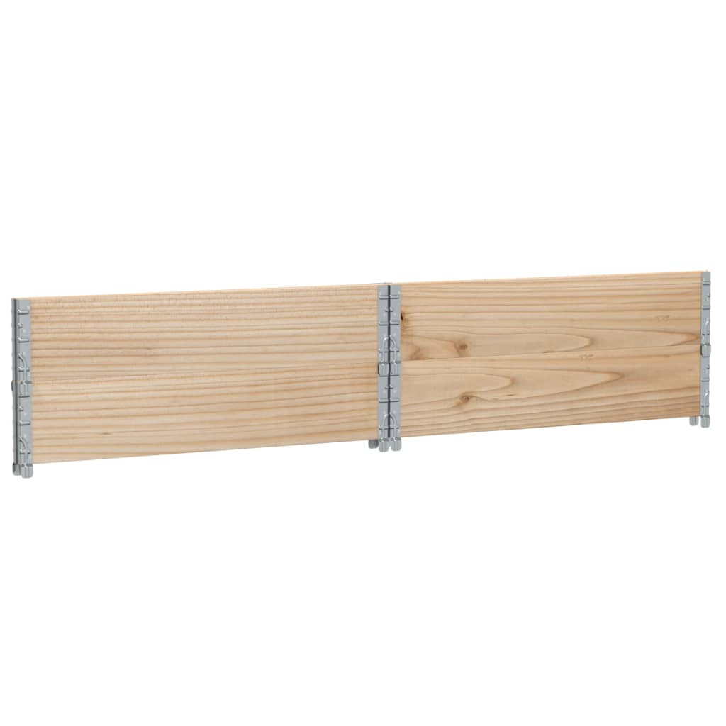 Kuormalavan Reunukset 2 Kpl 100X100 Cm Täysi Mänty