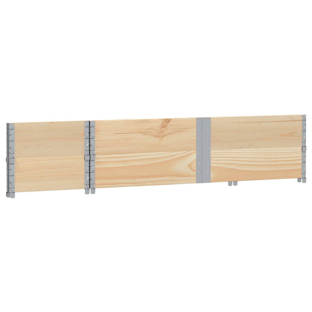 Kuormalavan Reunukset 2 Kpl 150X50 Cm Täysi Mänty
