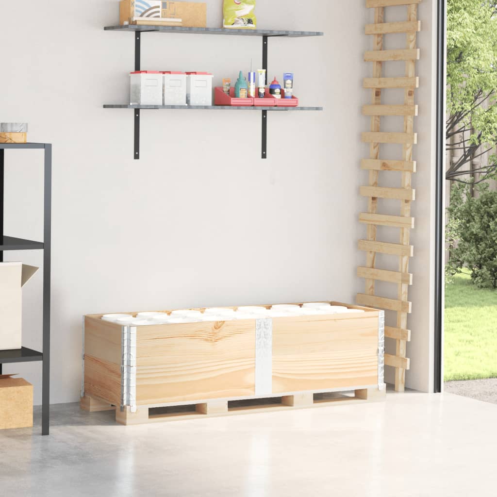 Kuormalavan Reunukset 2 Kpl 150X50 Cm Täysi Mänty