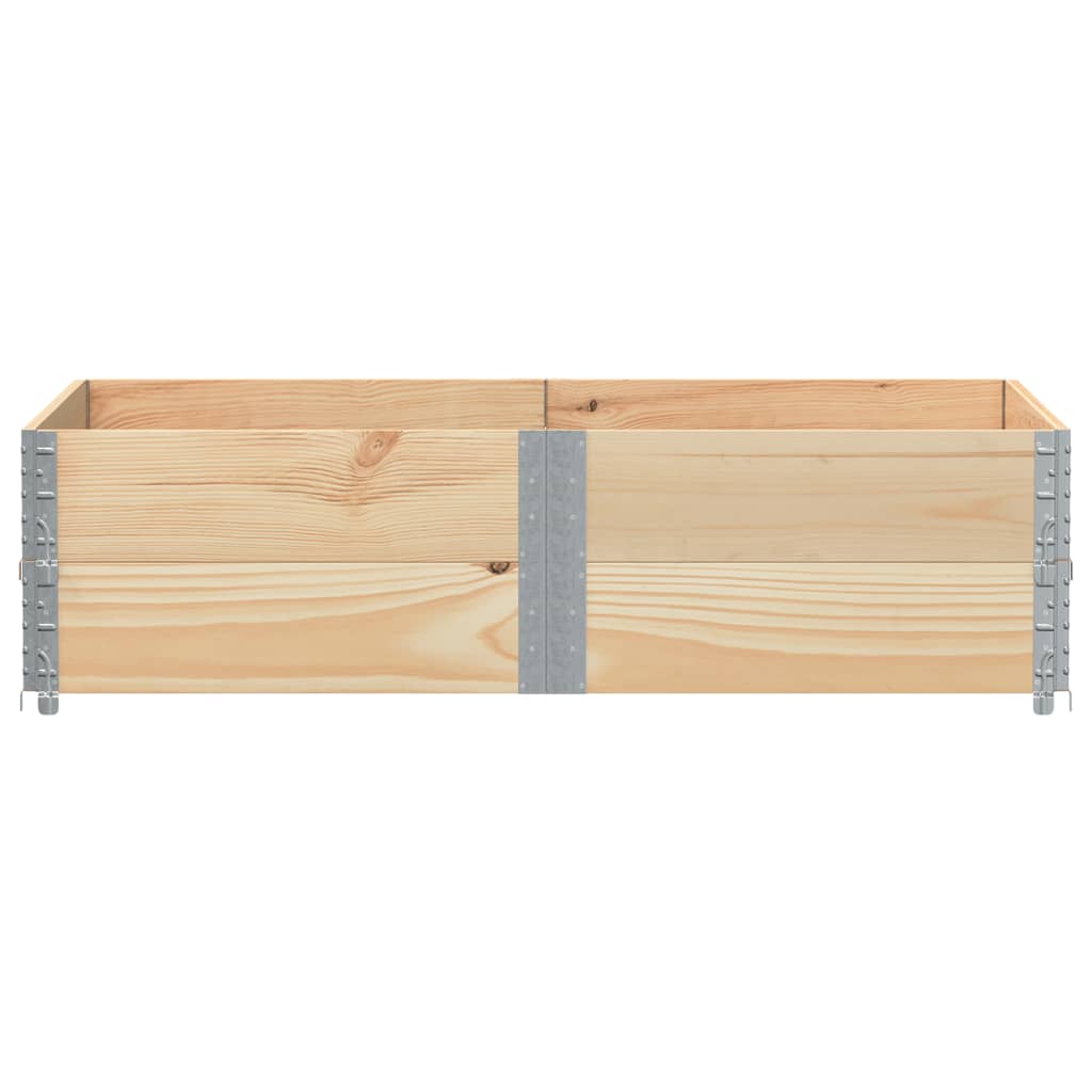 Kuormalavan Reunukset 2 Kpl 150X100 Cm Täysi Mänty