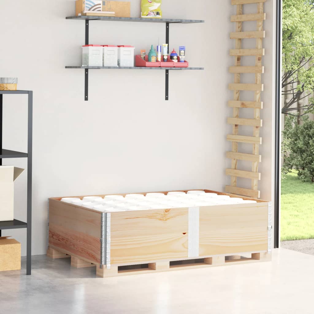 Kuormalavan Reunukset 2 Kpl 150X100 Cm Täysi Mänty
