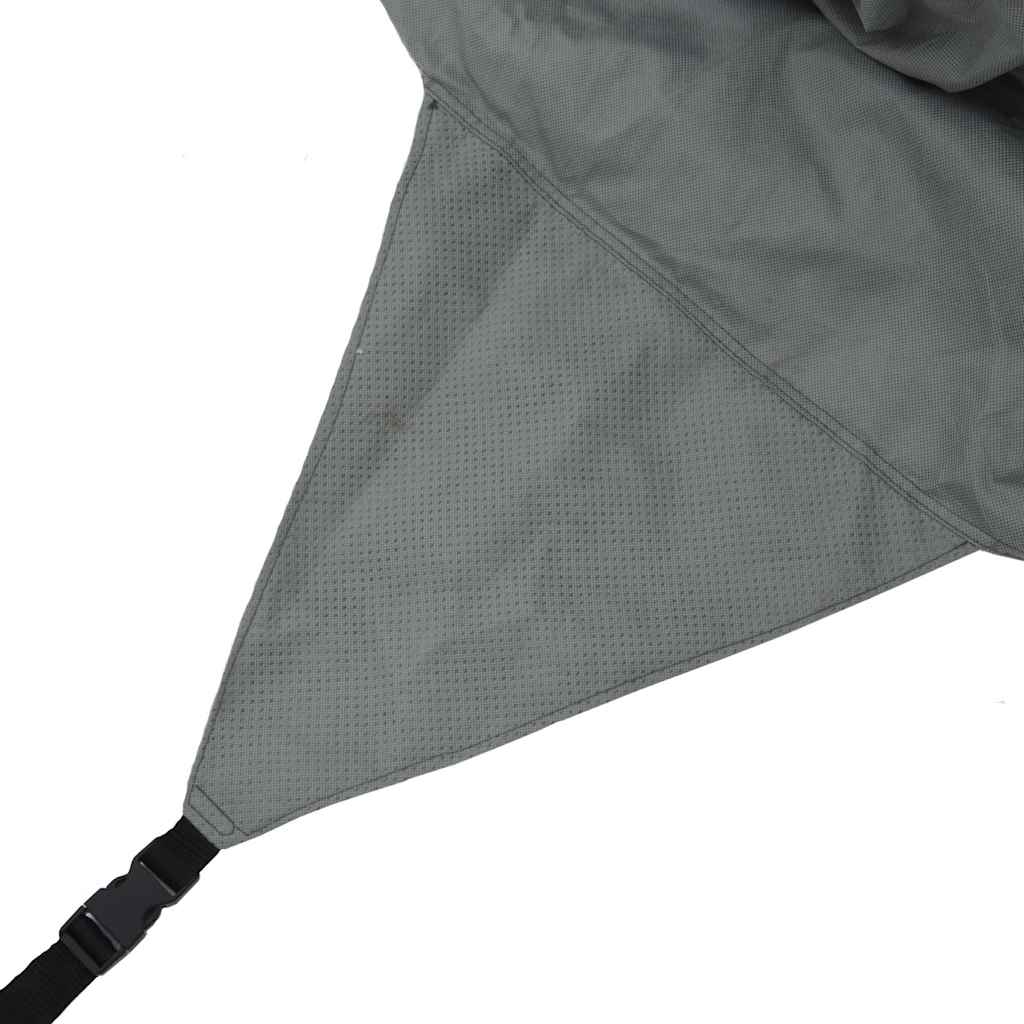 Asuntovaunun Päällinen Harmaa 550X250X220 Cm Kuitukangas