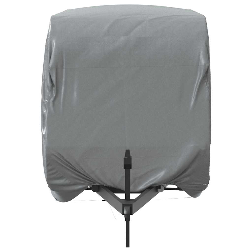 Asuntovaunun Päällinen Harmaa 732X250X220 Cm Kuitukangas