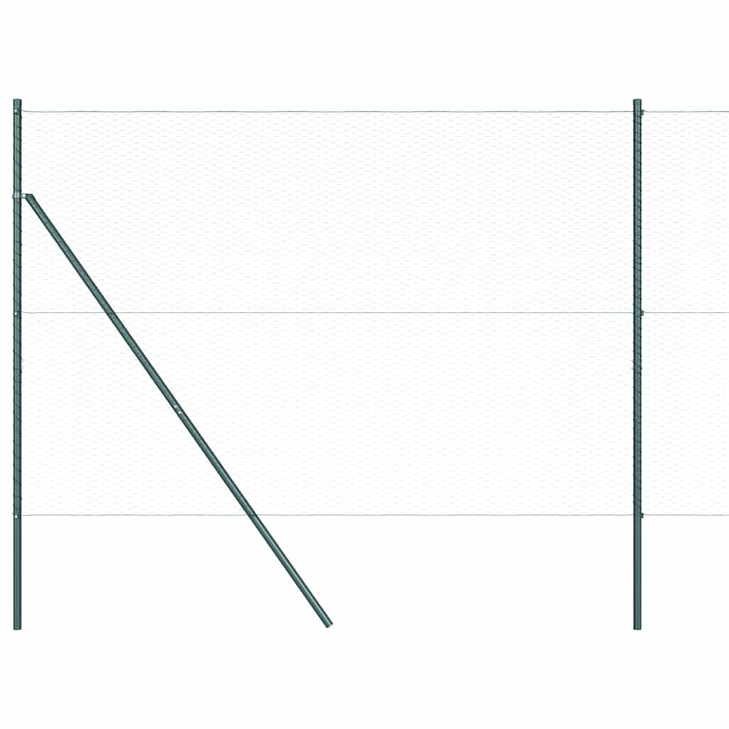 Kuusikulmainen Aidan Maapohjauskappale 25 X 1,5 M Vihreä Verkko