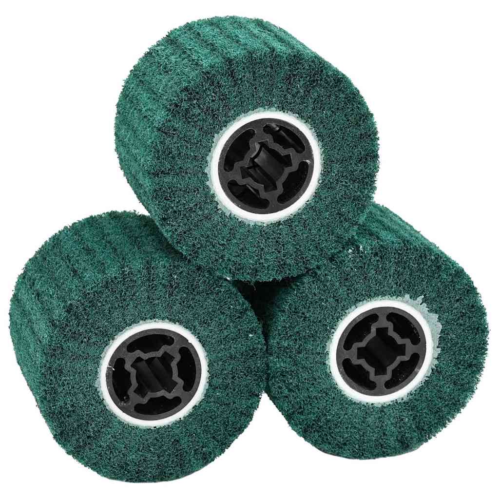 Hiontarullat 3 Pcs Vihreä 12 X 12 X 10 Cm Synteettinen Kuitu