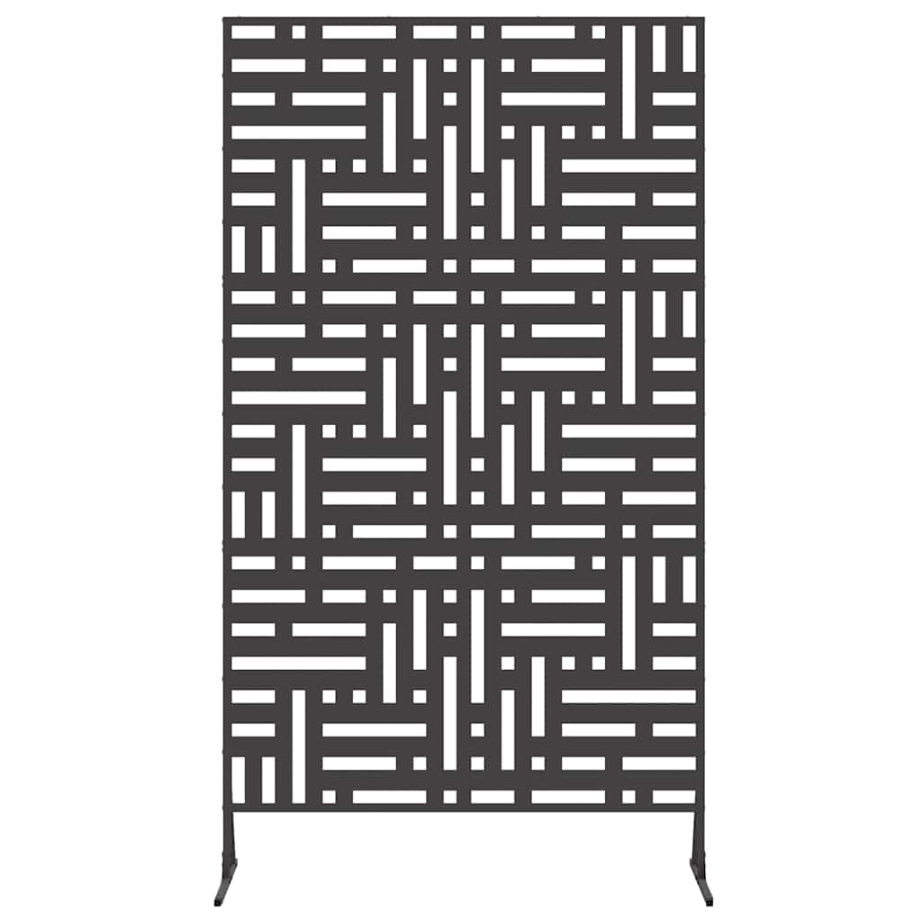 Yksityisyysnäyttö 100 X 50 X 180 Cm Teräs Musta