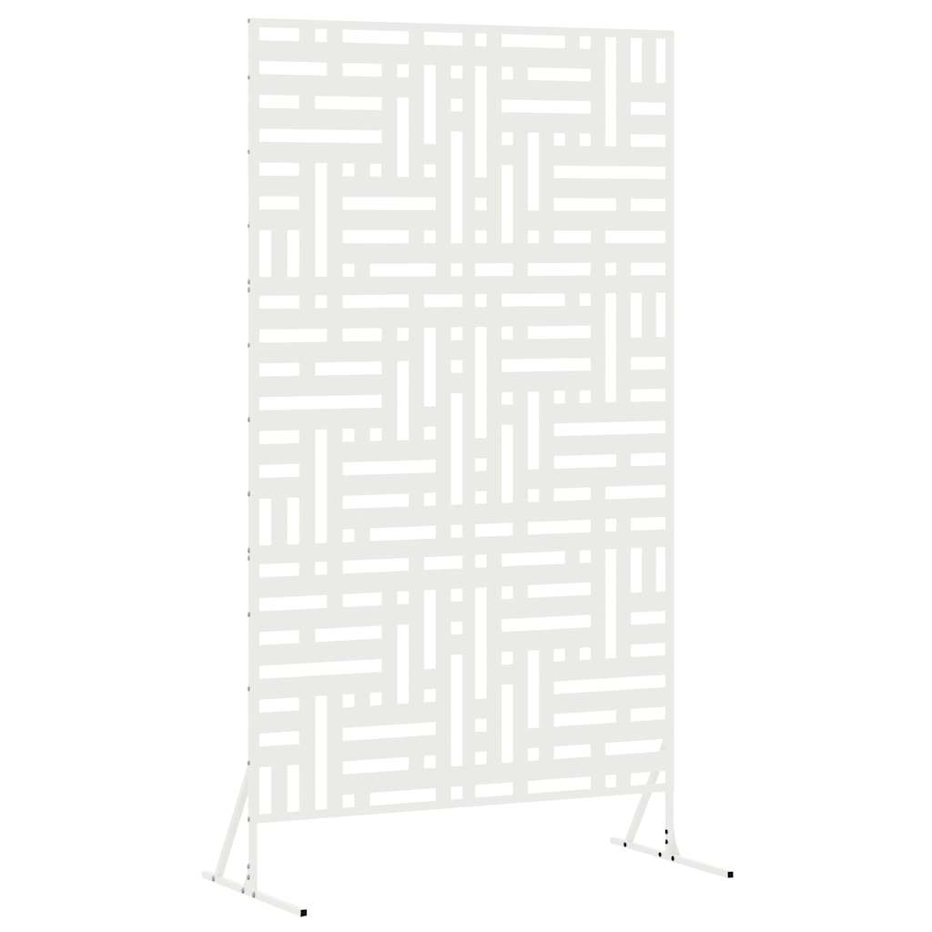 Yksityisyysnäyttö 100 X 50 X 180 Cm Teräs Valkoinen