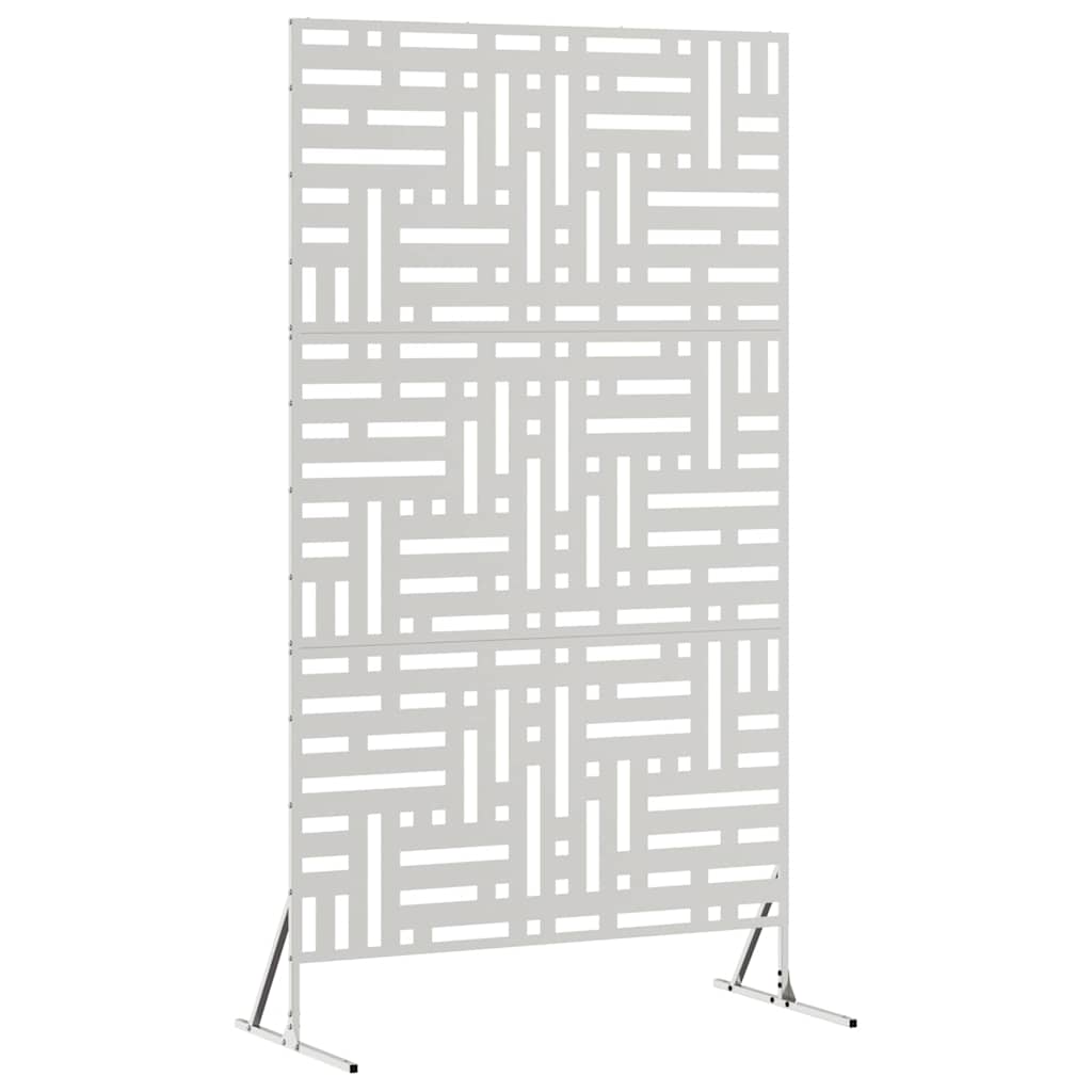 Yksityisyysnäyttö 100 X 50 X 180 Cm Ruostumaton Teräs Hopea