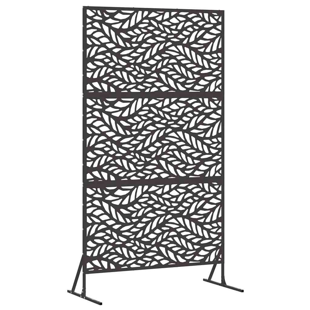 Yksityisyysnäyttö 100 X 50 X 180 Cm Teräs Musta