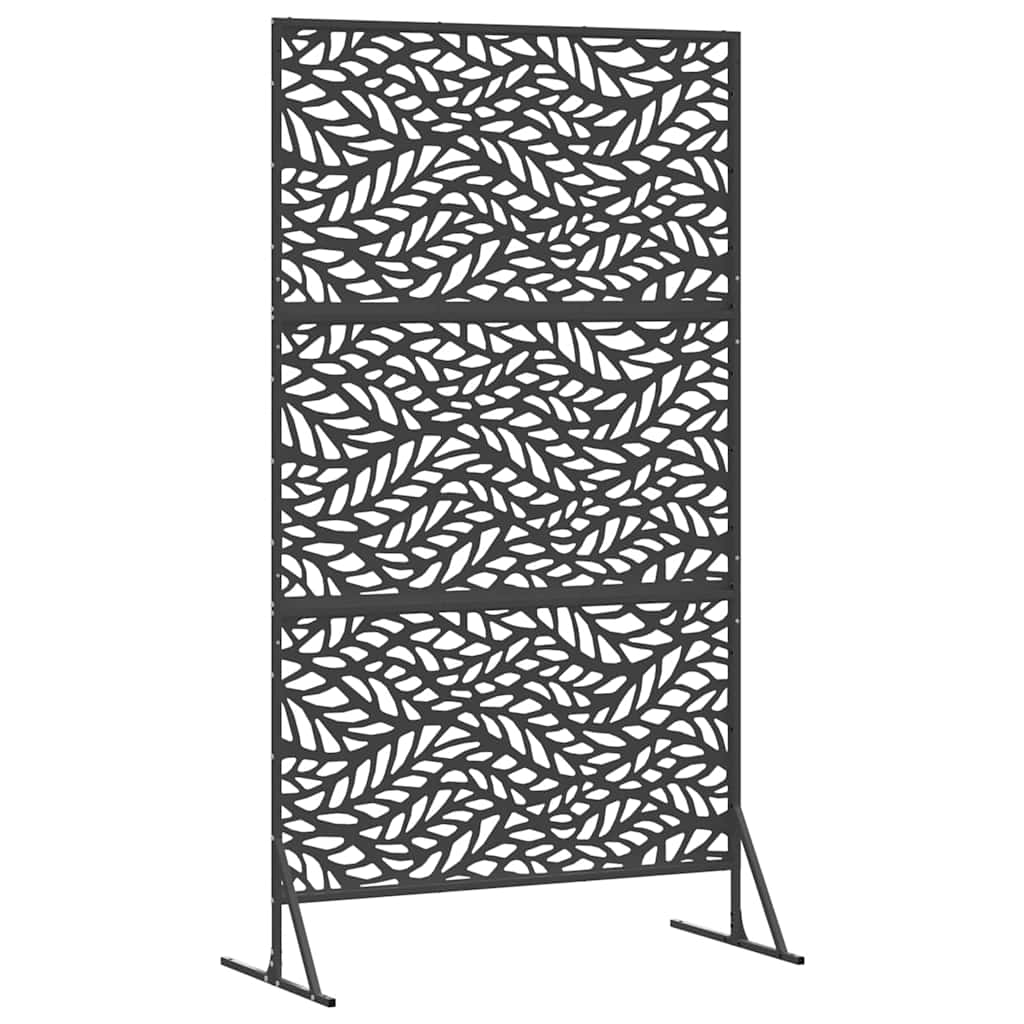 Yksityisyysnäyttö 100 X 50 X 180 Cm Teräs Musta