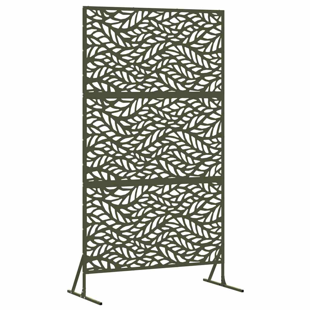 Yksityisyysnäyttö 100 X 50 X 180 Cm Teräs Oliivinvihreä