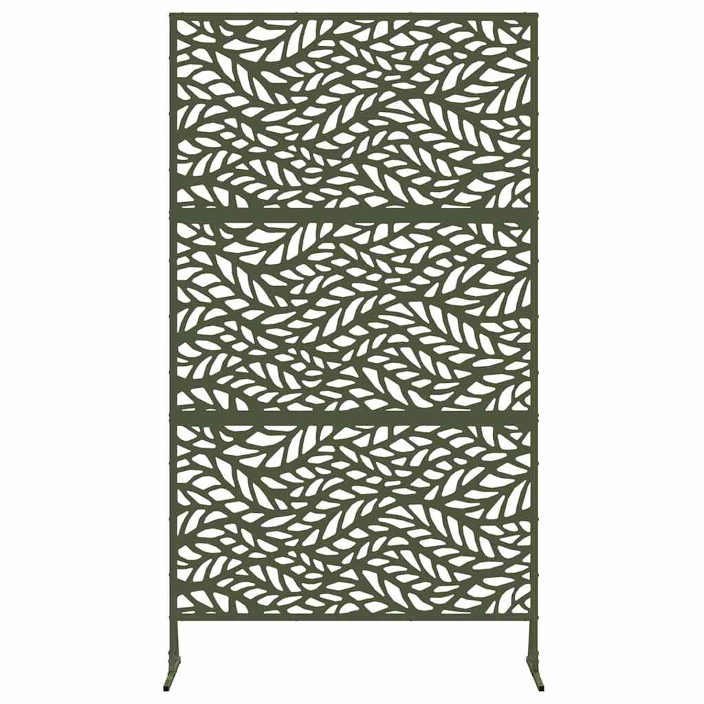 Yksityisyysnäyttö 100 X 50 X 180 Cm Teräs Oliivinvihreä