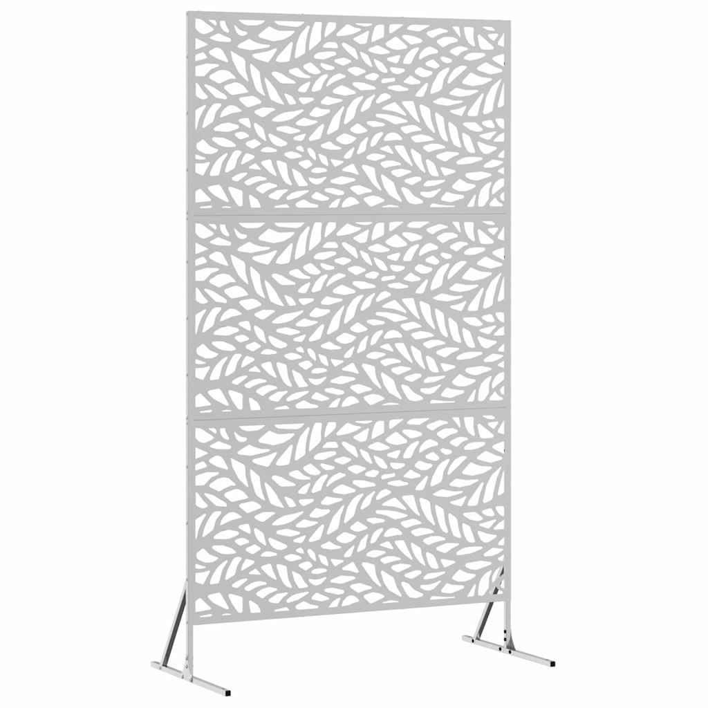 Yksityisyysnäyttö 100 X 50 X 180 Cm Galvanoitu Teräs Hopea