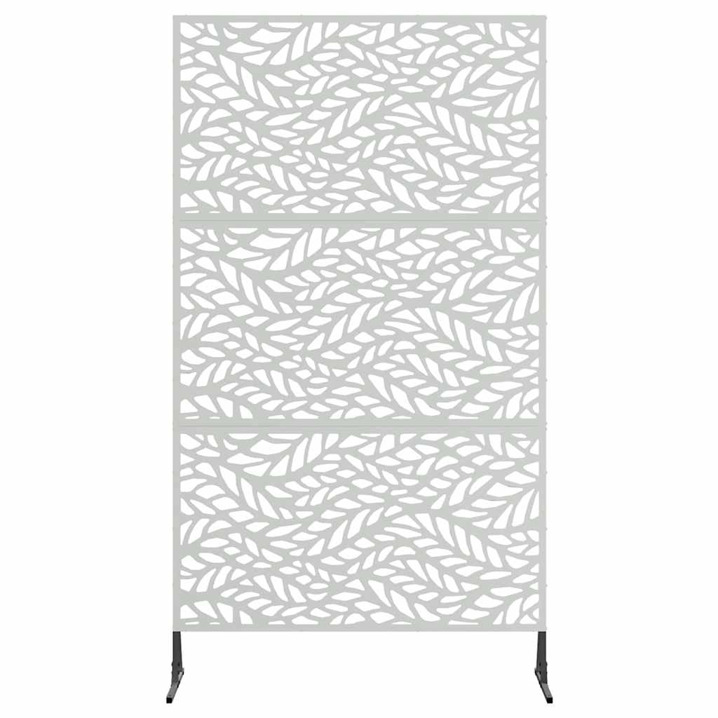 Yksityisyysnäyttö 100 X 50 X 180 Cm Galvanoitu Teräs Hopea