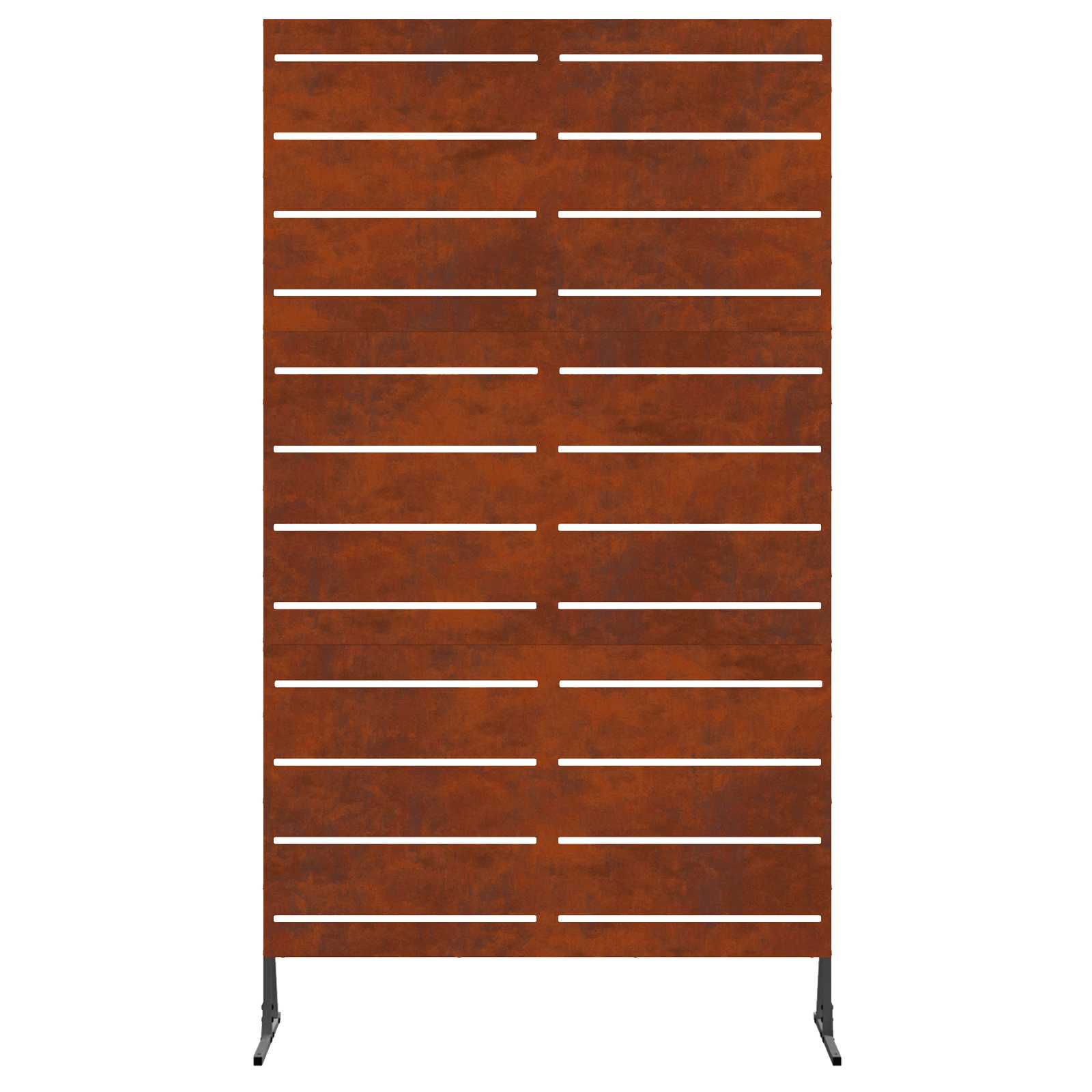 Yksityisyysnäyttö 100 X 50 X 180 Cm Säänkestävä Teräs
