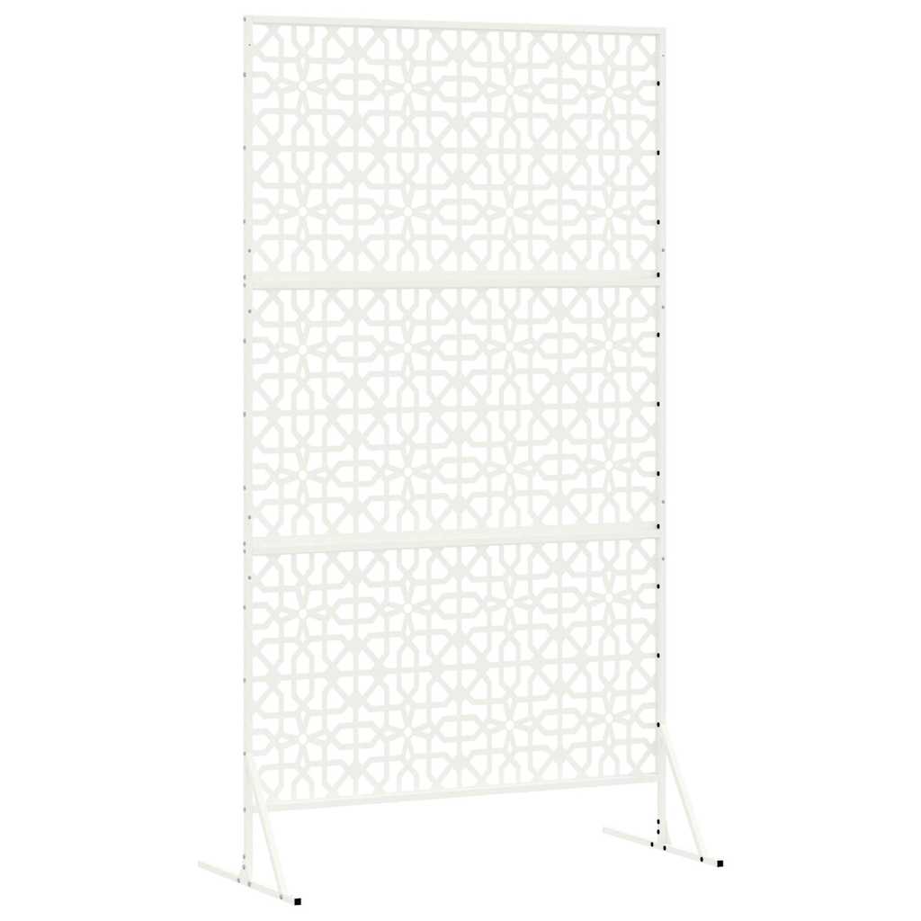 Yksityisyysnäyttö 100 X 50 X 180 Cm Teräs Valkoinen