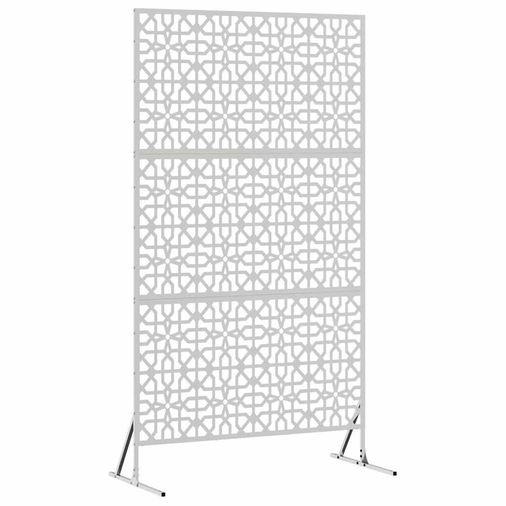 Yksityisyysnäyttö 100 X 50 X 180 Cm Galvanoitu Teräs Hopea