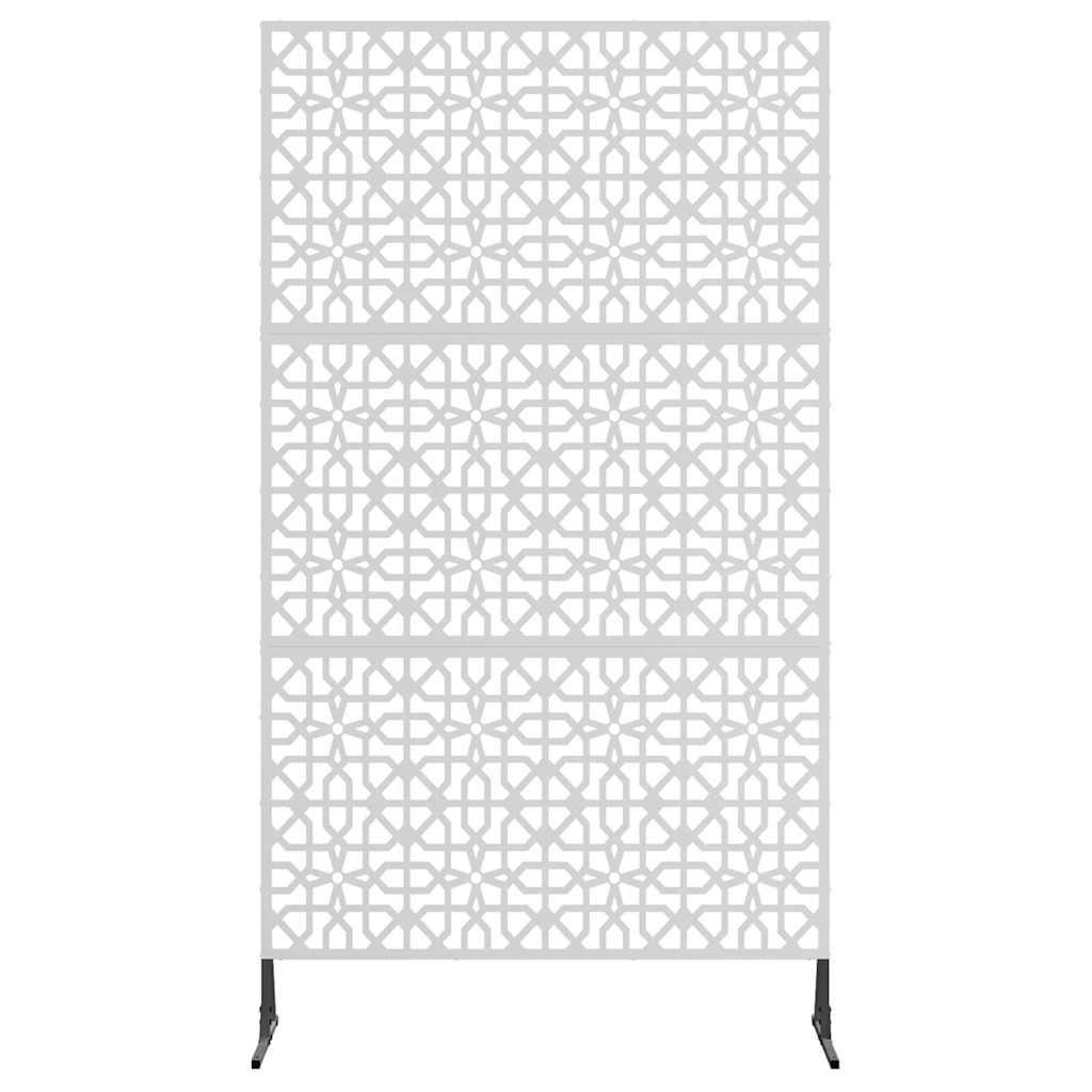 Yksityisyysnäyttö 100 X 50 X 180 Cm Galvanoitu Teräs Hopea
