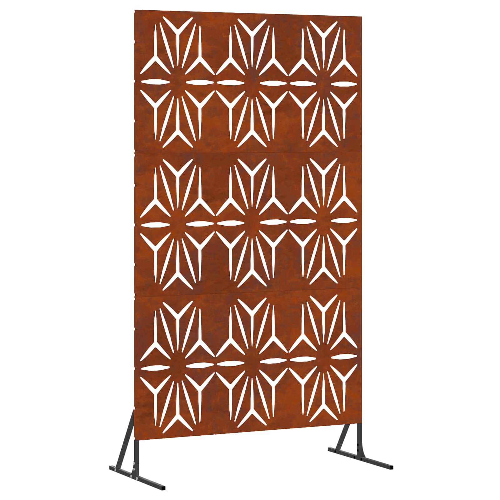 Yksityisyysnäyttö 100 X 50 X 180 Cm Säänkestävä Teräs