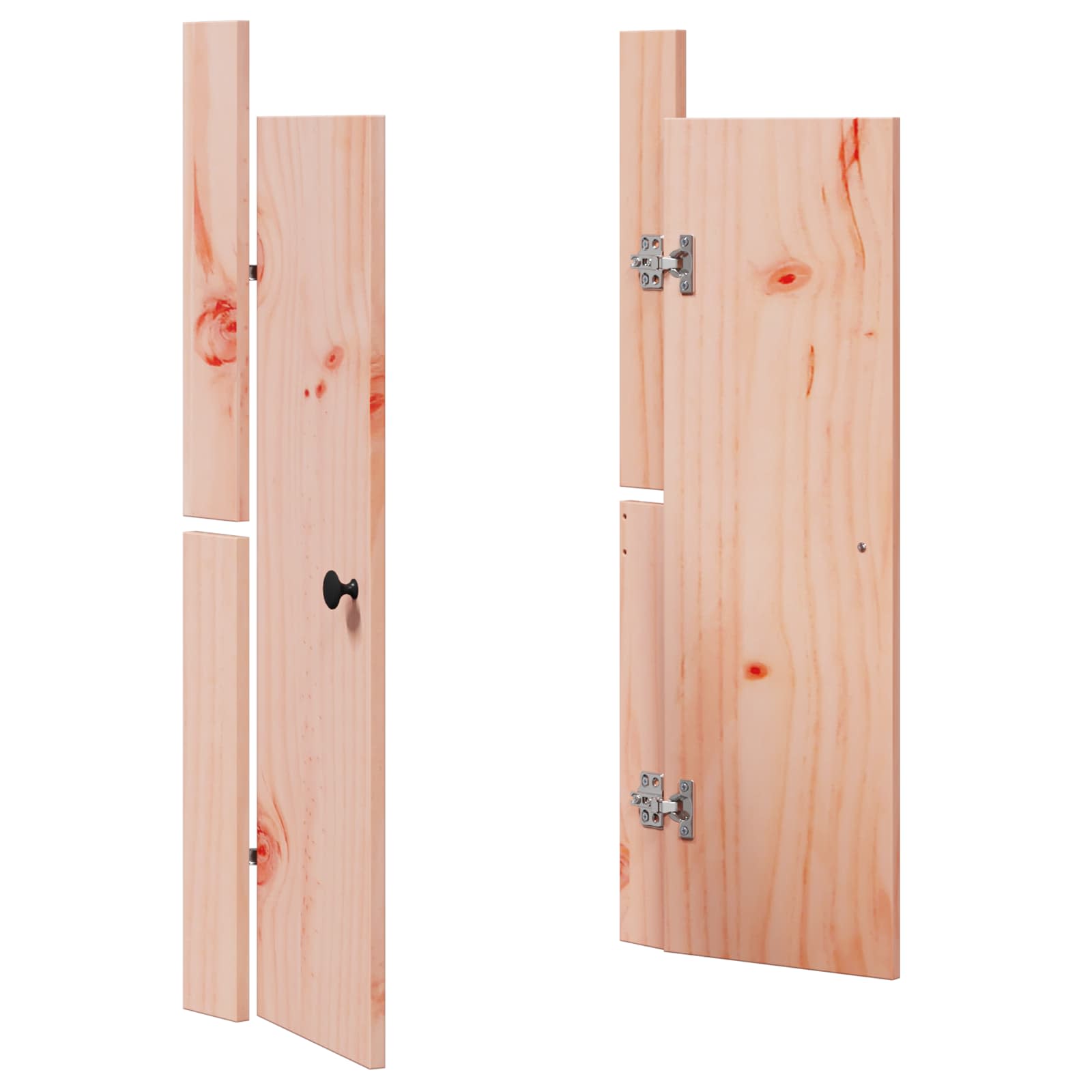 Keittiön Ovi Meppel 2 Kpl Ruskea 50 X 9 X 82 Cm