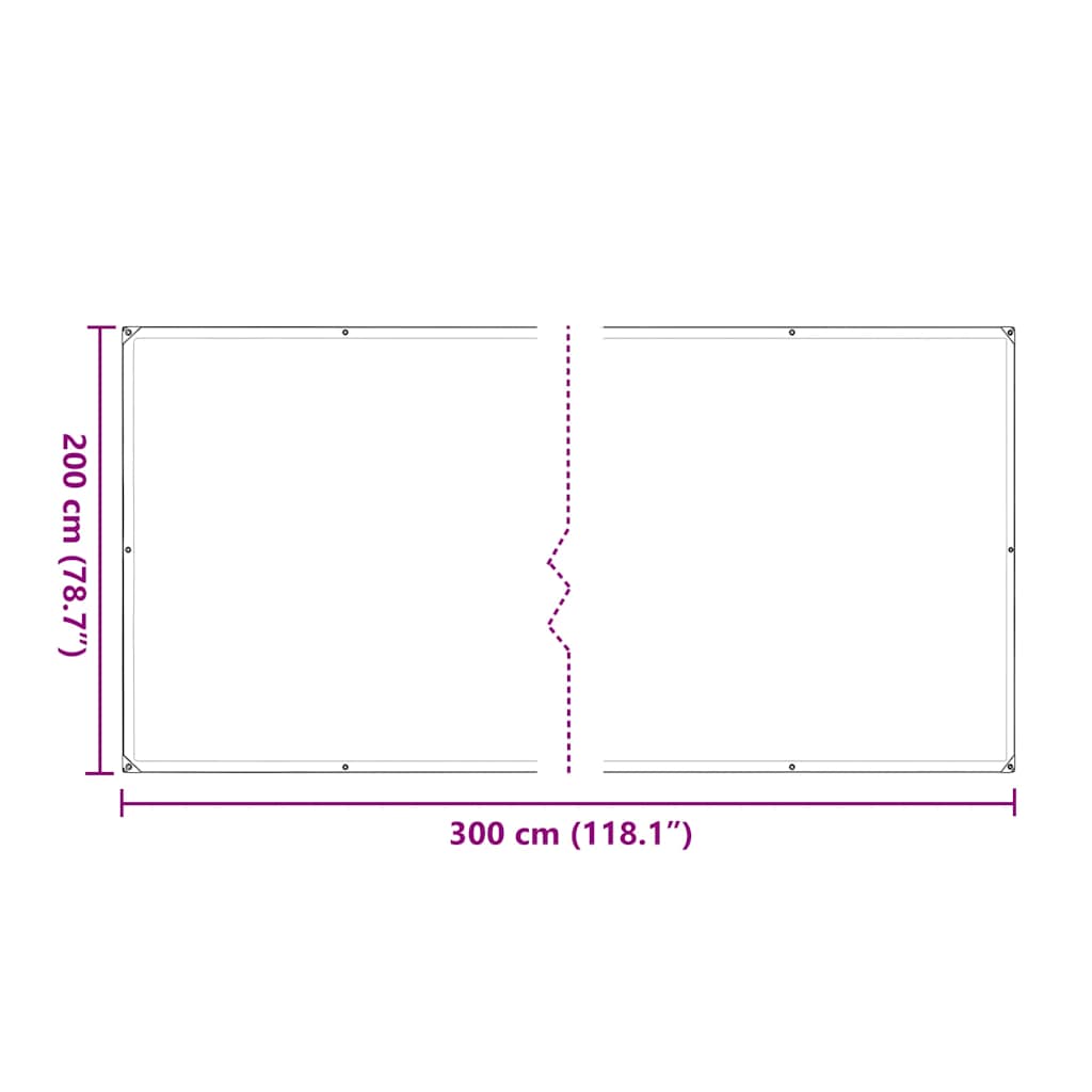 Kirkas Suojapeite Silmukoilla 2X3 M Polyeteeni