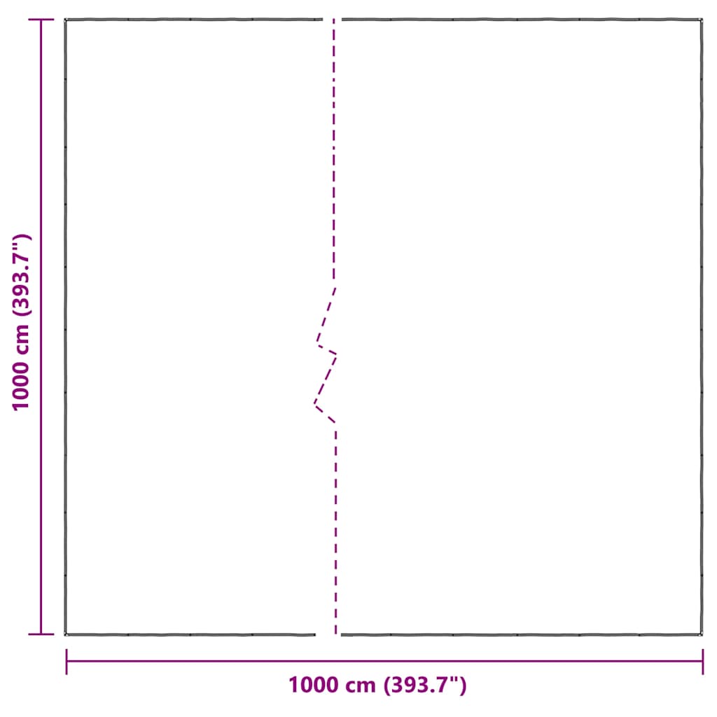 Kirkas Suojapeite Silmukoilla 10X10 M Polyeteeniä