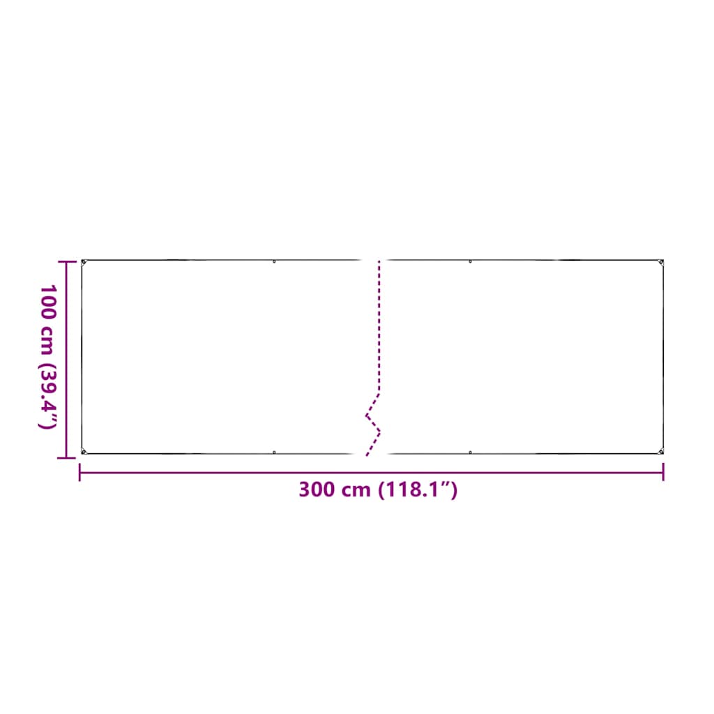 Kirkas Suojapeite Silmukoilla 1X3 M Pvc