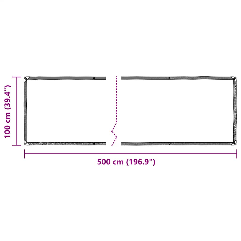 Kirkas Suojapeite Silmukoilla 1X5 M Pvc