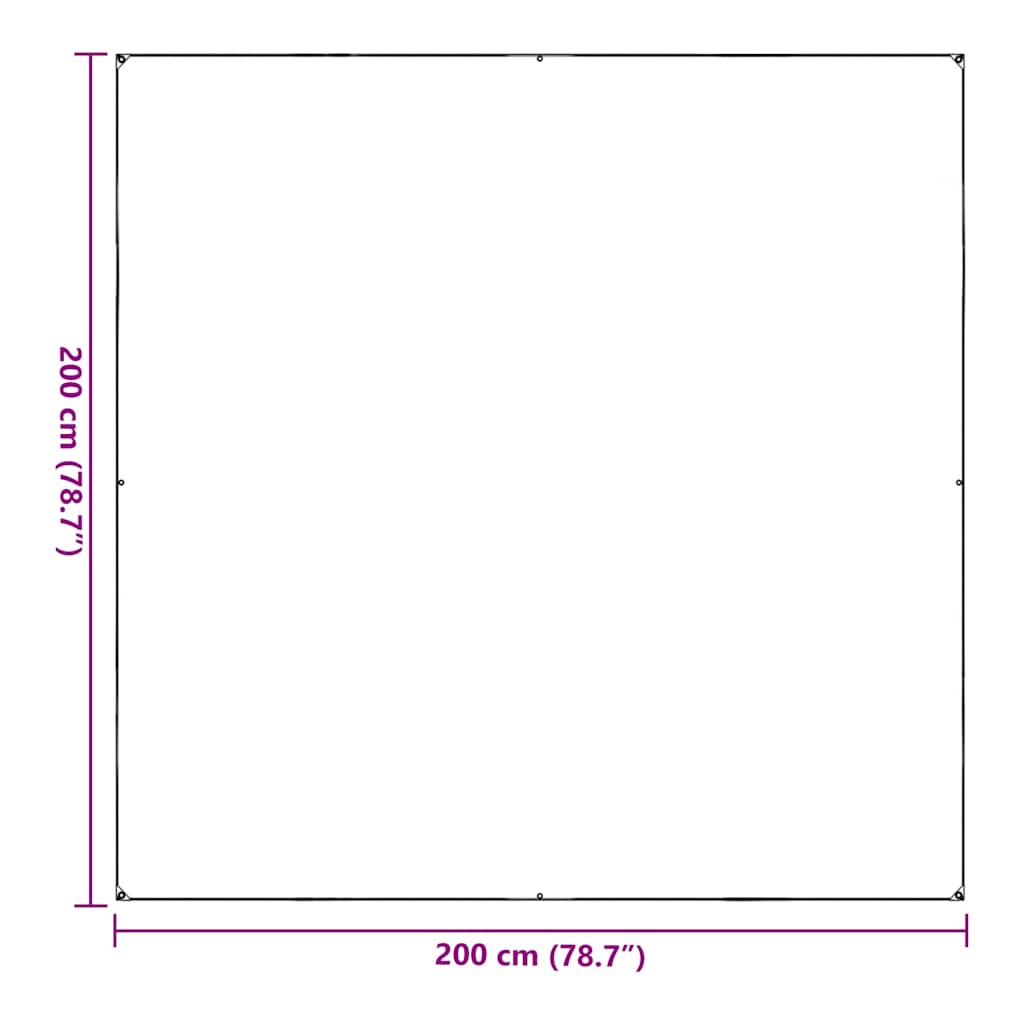 Kirkas Pressu Rengasrei'illä 2X2 M Pvc