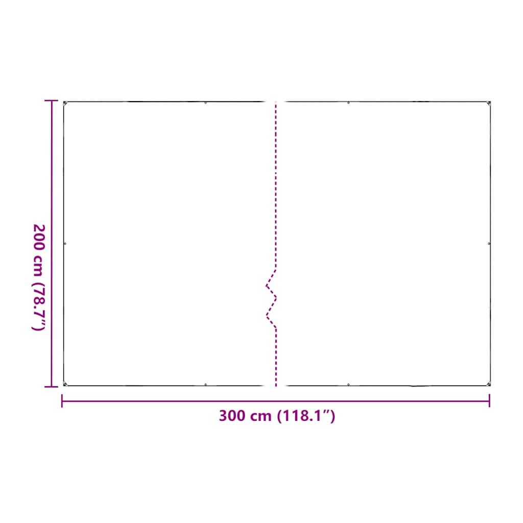 Kirkas Suojapeite Silmukoilla 2X3 M Pvc