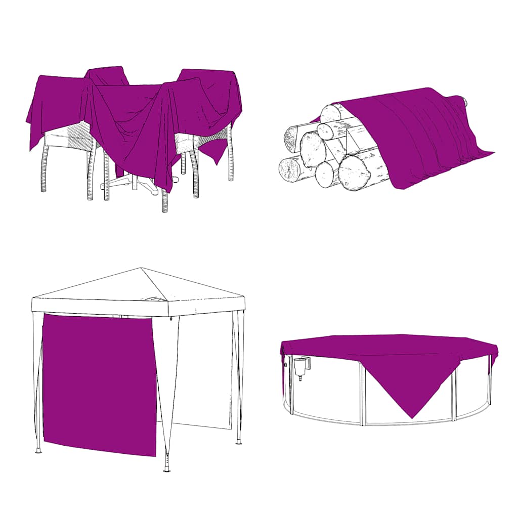 Kirkas Suojapeite Silmukoilla 5X6 M Pvc