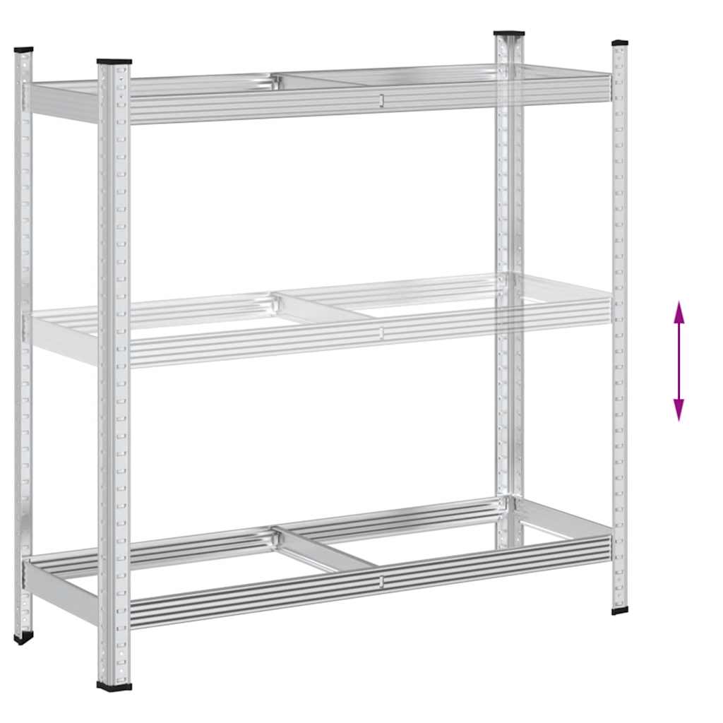 2-Kerroksinen Rengashylly Hopea 110X40X109 Cm Terästä
