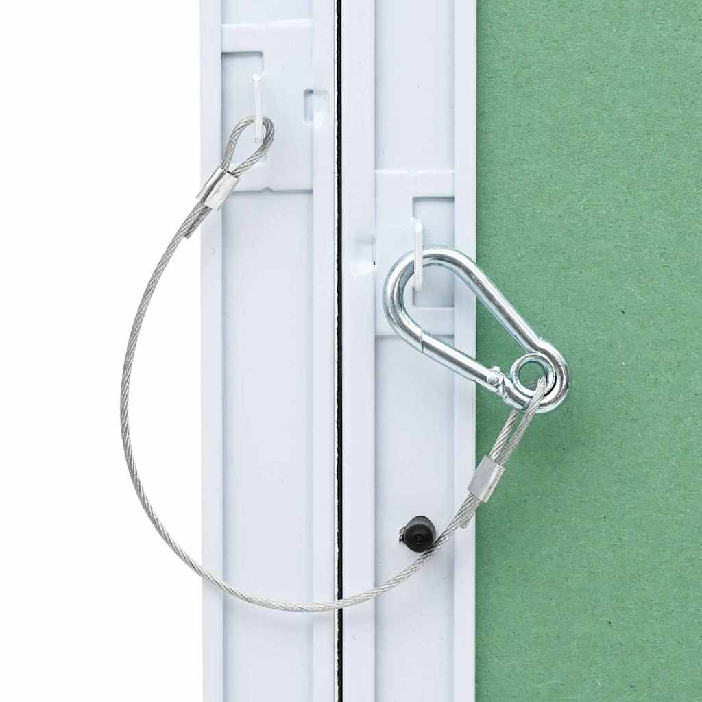 Access Panel Vihreä Ja Hopea 20 X 20 Cm Alumiini Ja Kipsilevy