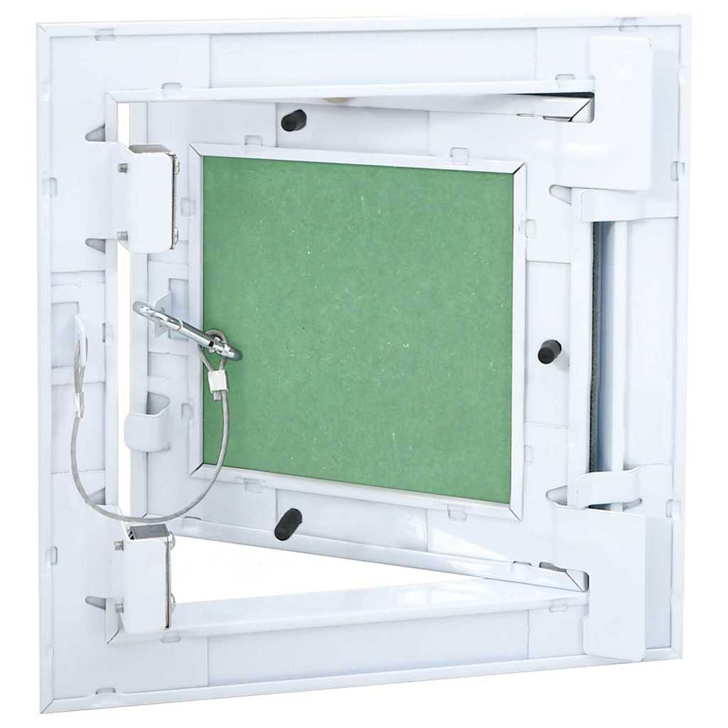 Access Panel Vihreä Ja Hopea 20 X 20 Cm Alumiini Ja Kipsilevy